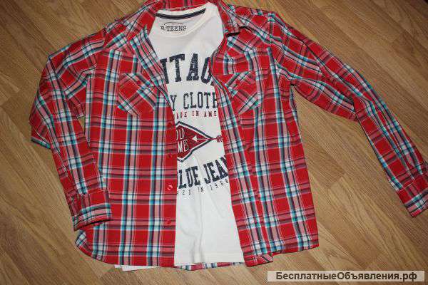 Стильная рубашка летние подростковая Arizona 12-13 лет