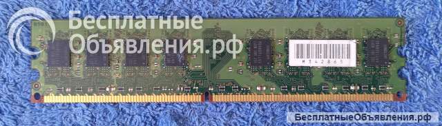 Оперативная память Samsung 2GB DDR2 DIMM PC2-6400U 800MHz M378T5663EH3-CF7 оригинальная