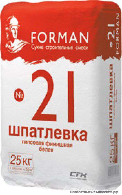 Шпатлевка FORMAN 121 финишная полимерная