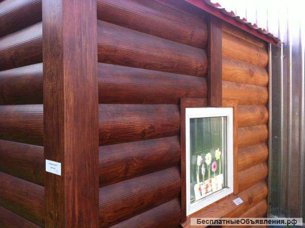 Металлический сайдинг под бревно