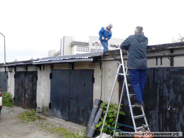 Кровельные работы Устранение протечек Гидроизоляция