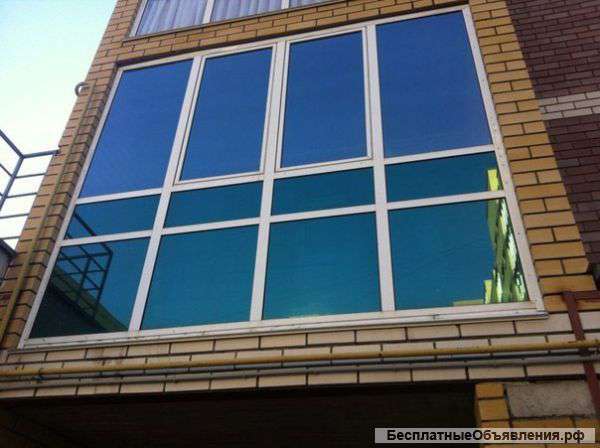 Тонировка бронировка стекол квартиры, офиса, балкона