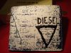 Портмоне мужской DIESEL новый натуральная кожа белый