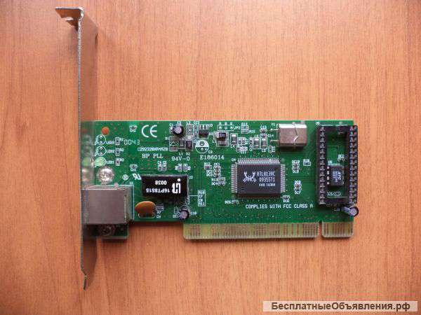 Сетевые карты PCI 10/100 Мб/сек БУ