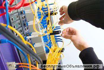 Ремонт оптоволокна от Ростелекома, работа с сетями