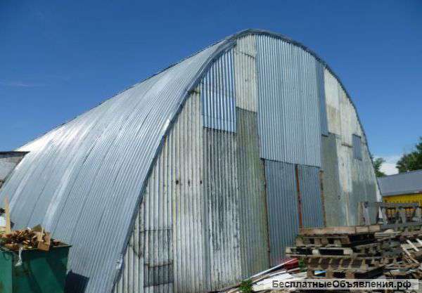 Разборный ангар размеры 22x11x6 м цена 290.000 руб