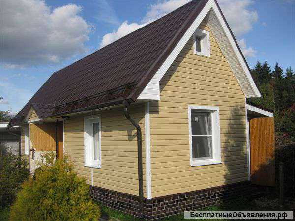 Монтаж кровли, сайдинга, утепление фасада