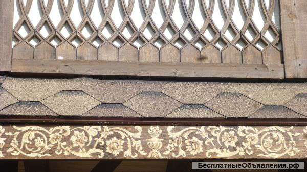 Балки декорированные деревянные