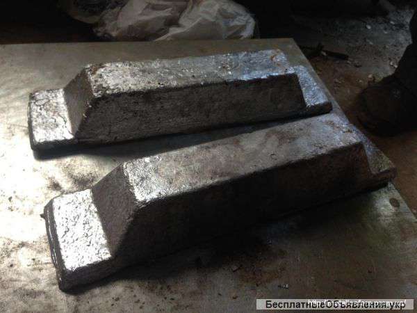 Реализуем Свинец чушка (ГОСТ 3778-98)