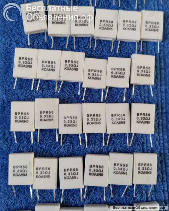 AC03 3W и AC05 5W Philips, Made In Holland, Резисторы сопротивления зелёные оригинальные НОВЫЕ