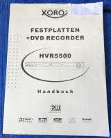 XORO DVD HDD Recorder HVR5500 160Gb платы и запчасти