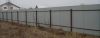Забор из оцинкованного профлиста 2,5м