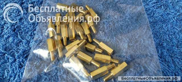 Латунные и нержавейка шестигранные втулки M3 * 8мм + 3 мм и 10мм + 6 мм резьба оригинальные НОВЫЕ