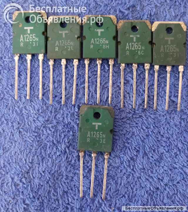 2SA1265 (A1265), TOSHIBA, JAPAN, PNP, 100W, 140V 10A, 30MHz оригинальный НОВЫЙ и ДЕМОНТАЖ