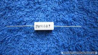 0R68 Ом 2 W Резисторы (сопротивления) AC 02 5% 0,68 R