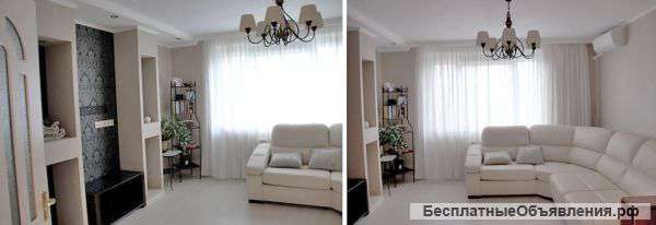 3-х комн кв-ра 80 кв.м. с евроремонтом, м.Калужская