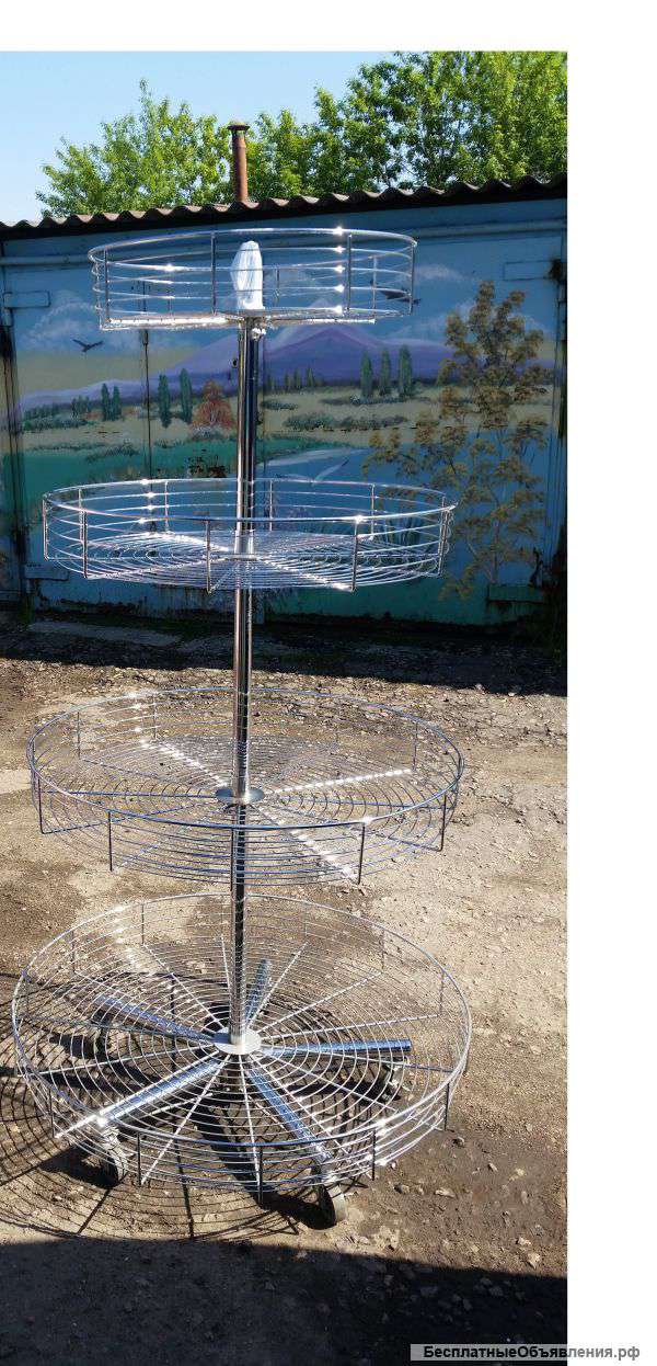 Стойка-корзина островная круговая