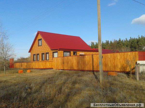 Двухэтажный дом в живописном месте Воронежской области
