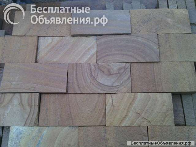 Камень пиленый Цветной натуральный природный