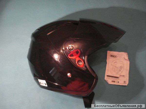 Защитный Шлем Kаска INDEX мотоцикл байк Helmet Тайланд Черный ThaiLand