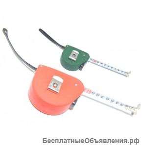 Рулетка 8м х 25мм, обрезиненный корпус