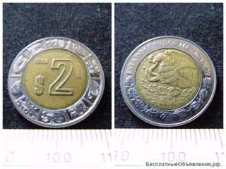 Мексика, 2 песо 1998