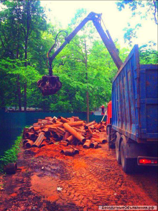 Металлолом. Вывоз металлолома. Демонтаж. Чермет