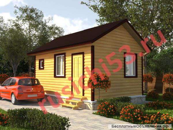 Брусовая баня 24м2 "под ключ"