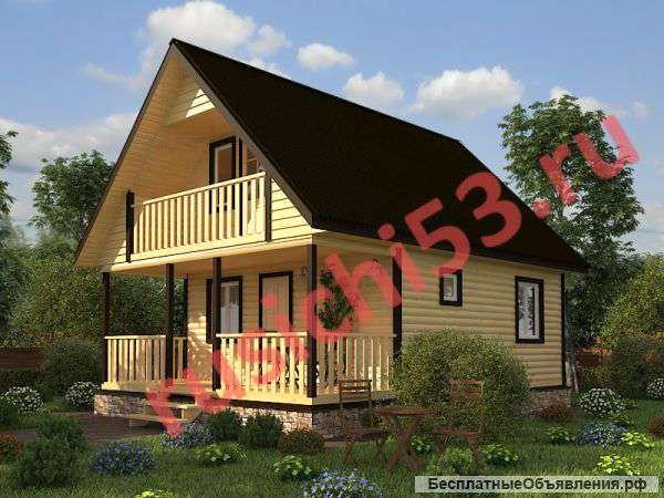 Брусовой дом 83м2 "под ключ"