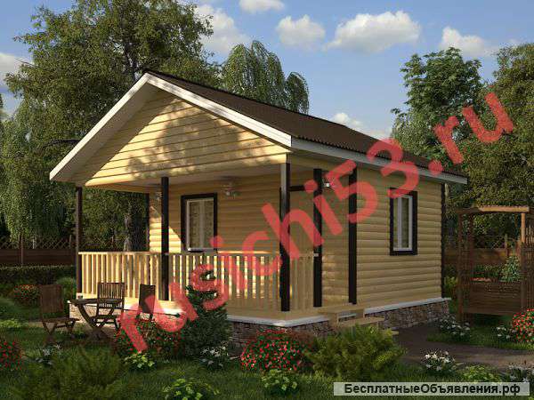 Брусовой дом 35м2 "под ключ"