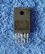 STRF6653 (F6653), ISQL5, SANKEN, Микросхема оригинальная НОВАЯ и ДЕМОНТАЖ