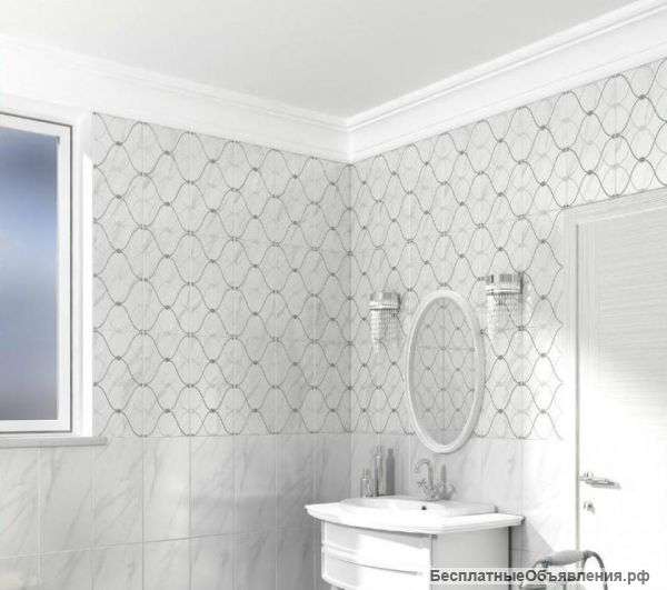 Плитка Каррара белый 25х50 см. ТМ Belani