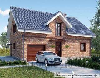 Строительство дома из газобетона 9.46x13.05 199.3 кв.м.
