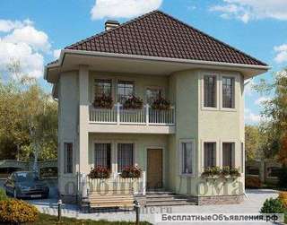 Строительство дома из газобетона 9.2x11.5 155.5 кв.м.