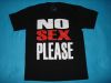 Футболка NO SEX PLEASE новая черная Хлопок 100%