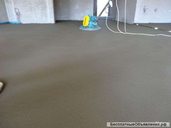 Услуги полусухой стяжки