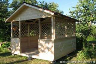 Уютную, надёжную беседку построим профессионально с учётом Ваших пожеланий