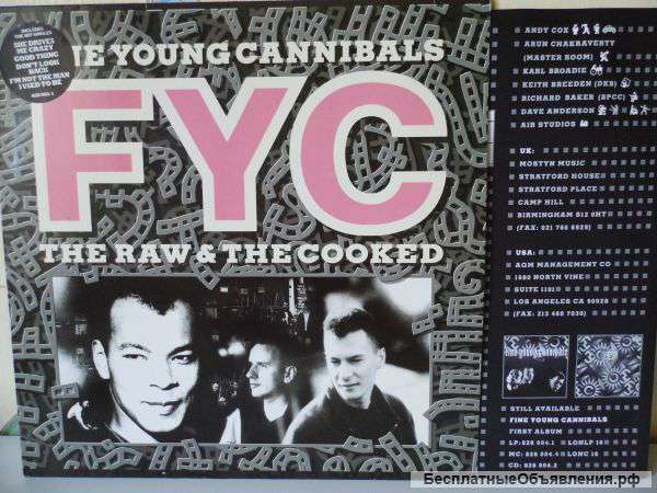 Fine Young Cannibals / The Raw The Cooked / 1988