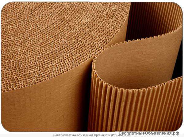 Двуслойный гофрокартон