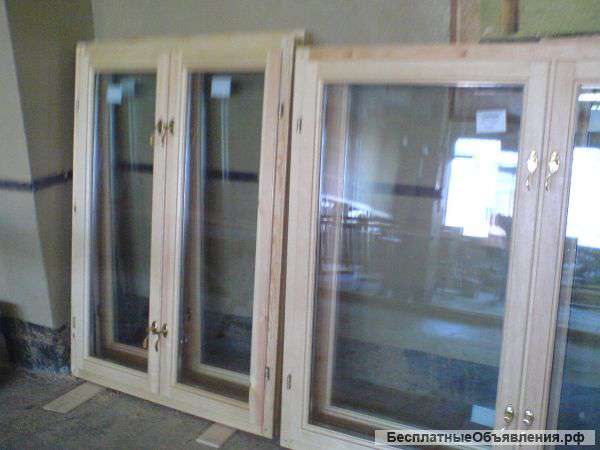 Деревянные оконные блоки