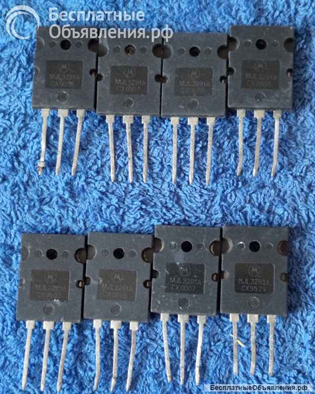 MJL3281AG (MJL3281A), Motorola, Inc, PHILIPPINES, NPN, 200W, 260V 15A, 30MHz оригинальный ДЕМОНТАЖ