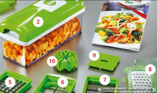 Мультирезка Nicer Dicer Plus-лучший помощник домашней хозяйки