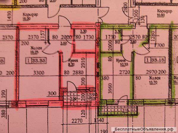 1-ком.в новом доме 36 кв с ин.отоплением