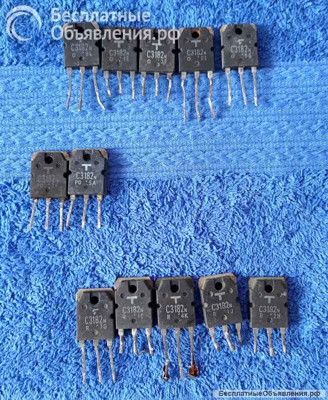 2SC3182 (C3182) TOSHIBA, JAPAN, NPN, 100W, 140V 10A, 30MHz Транзистор оригинальный НОВЫЙ