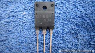 D1884 (2SD1884) TO-3PML SANYO 800V 5A 60W npn Транзистор оригинальный НОВЫЙ