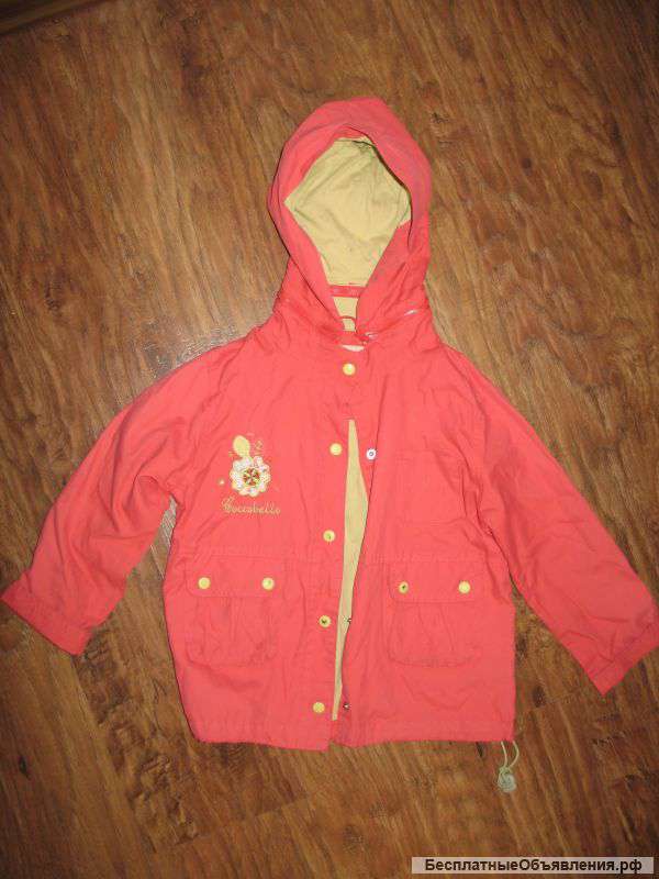 Ветровка для девочки р.110-122 импорт бу