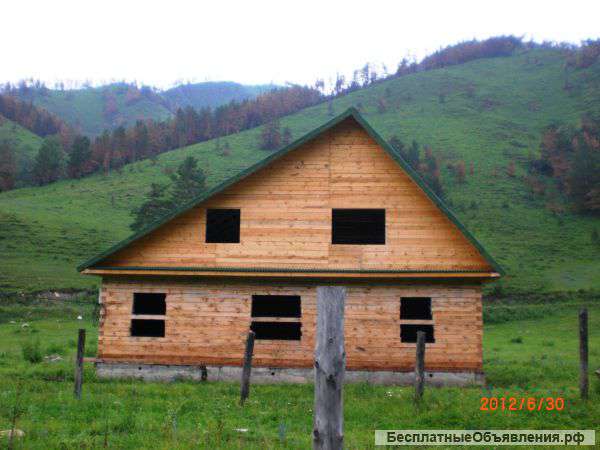 Дом 150 м.2 из бруса 2012 г/п Чемальский р-н