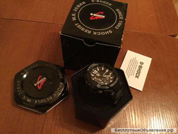 Casio g-shock ga-1100-1a на гарантии