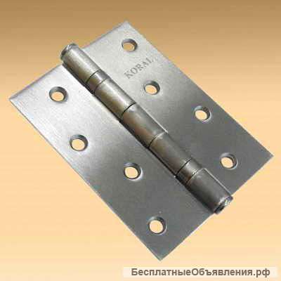 Петли Koral мат. хром (никель) (6 шт.) новые