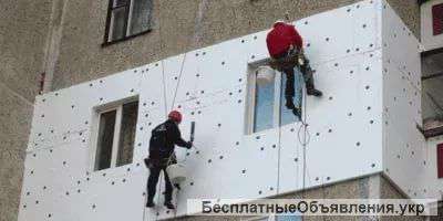 Утепление стен пенопластом